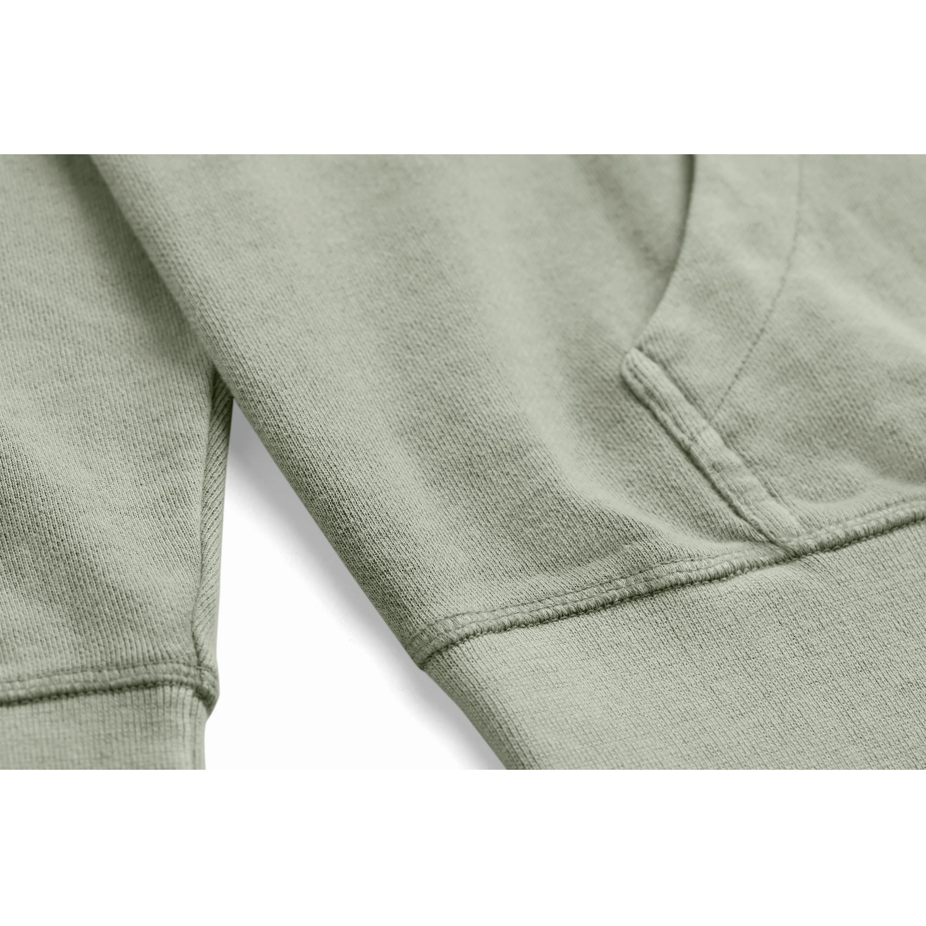 Sage Organic Cotton French Terry Hooded Sweatshirt