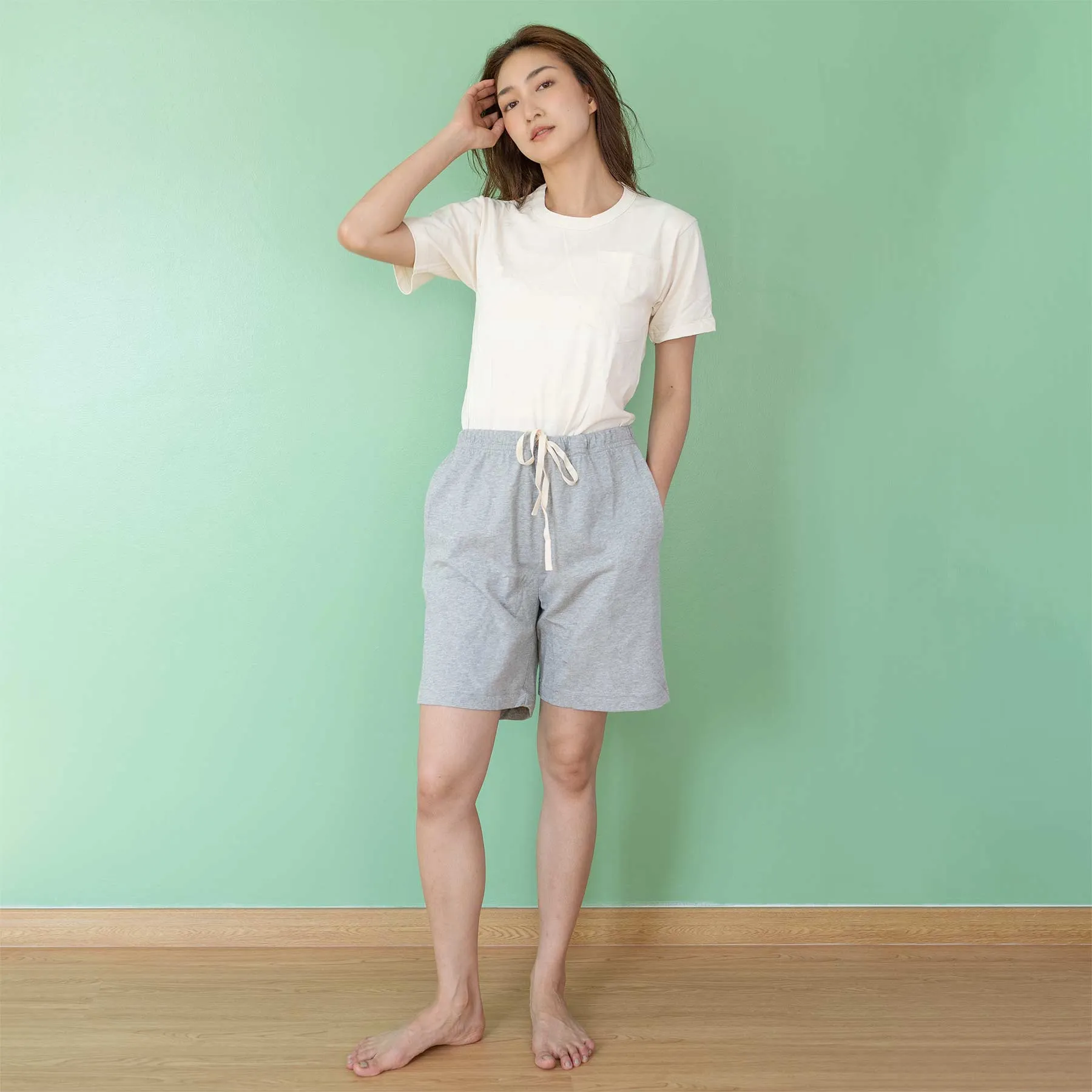 SAN PEDRO 100% Organic Cotton Shorts (Unisex; OC Thread, Organic Elastic Option, 100% Biodegradable)