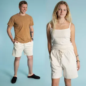 SAN PEDRO 100% Organic Cotton Shorts (Unisex; OC Thread, Organic Elastic Option, 100% Biodegradable)