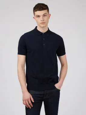 Signature Knit Polo - Dark Navy