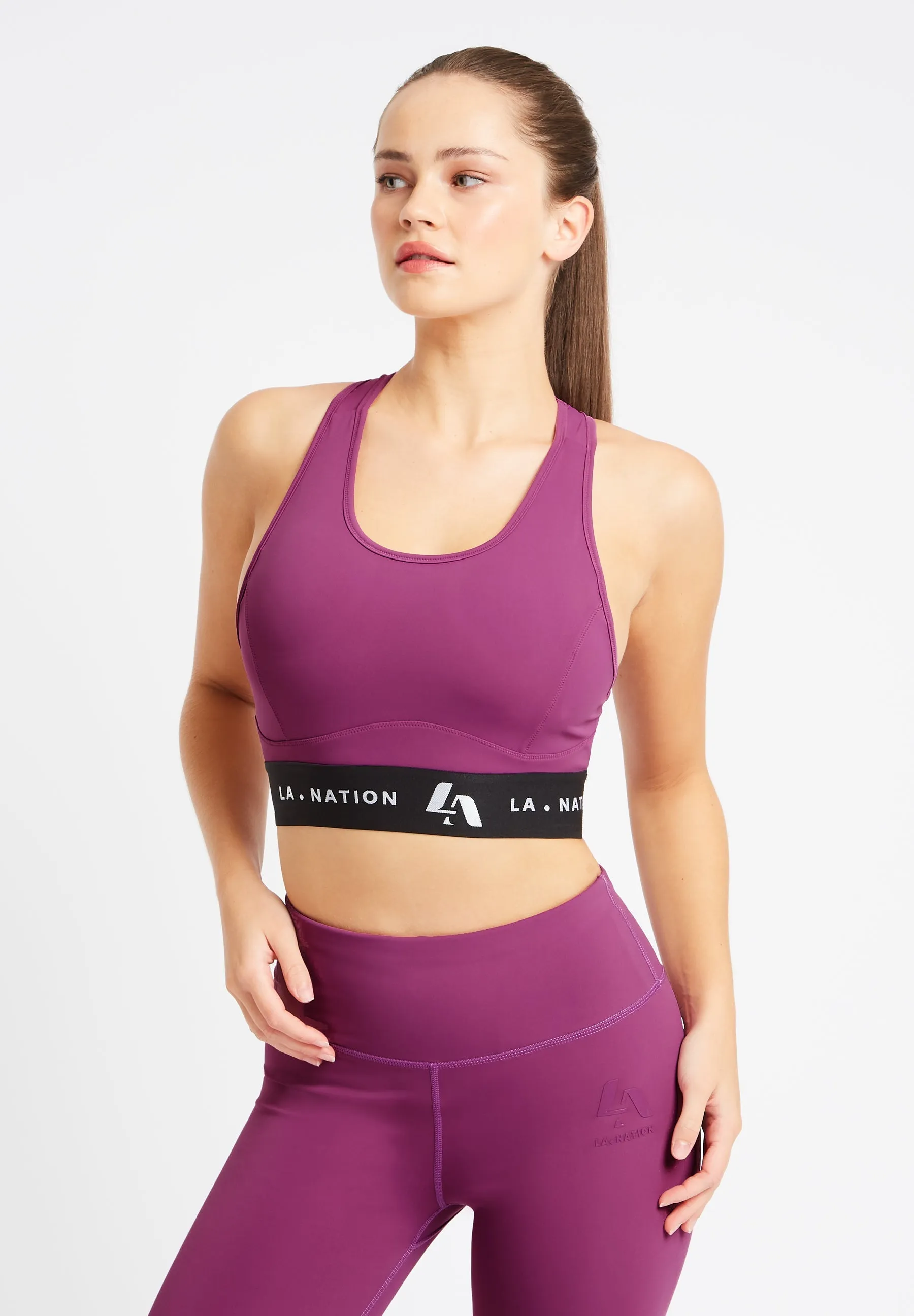 Signature Padded Sports Bra Multi-Pack: Black Purple