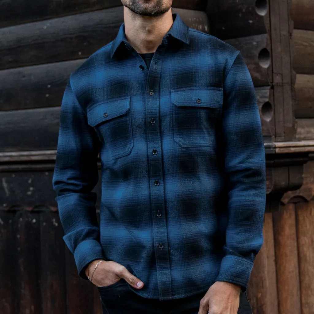 Summit Flannel Shirt | Navy