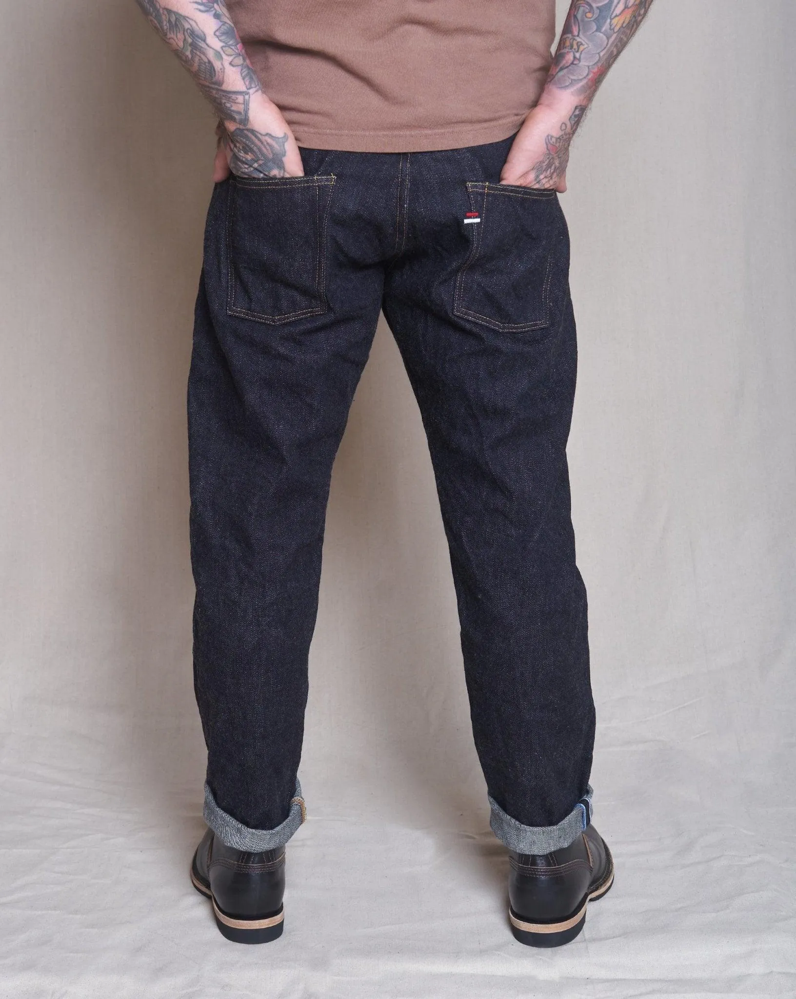 Tanuki 16.5oz RCHT Red Cast High Rise Tapered Selvedge Denim