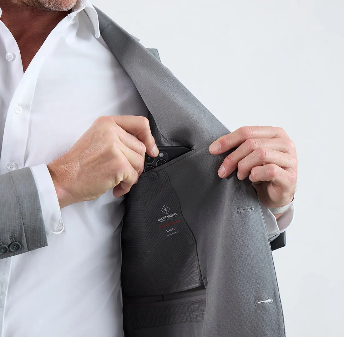 Telex Tech Blazer Classic Fit - Carbon Grey