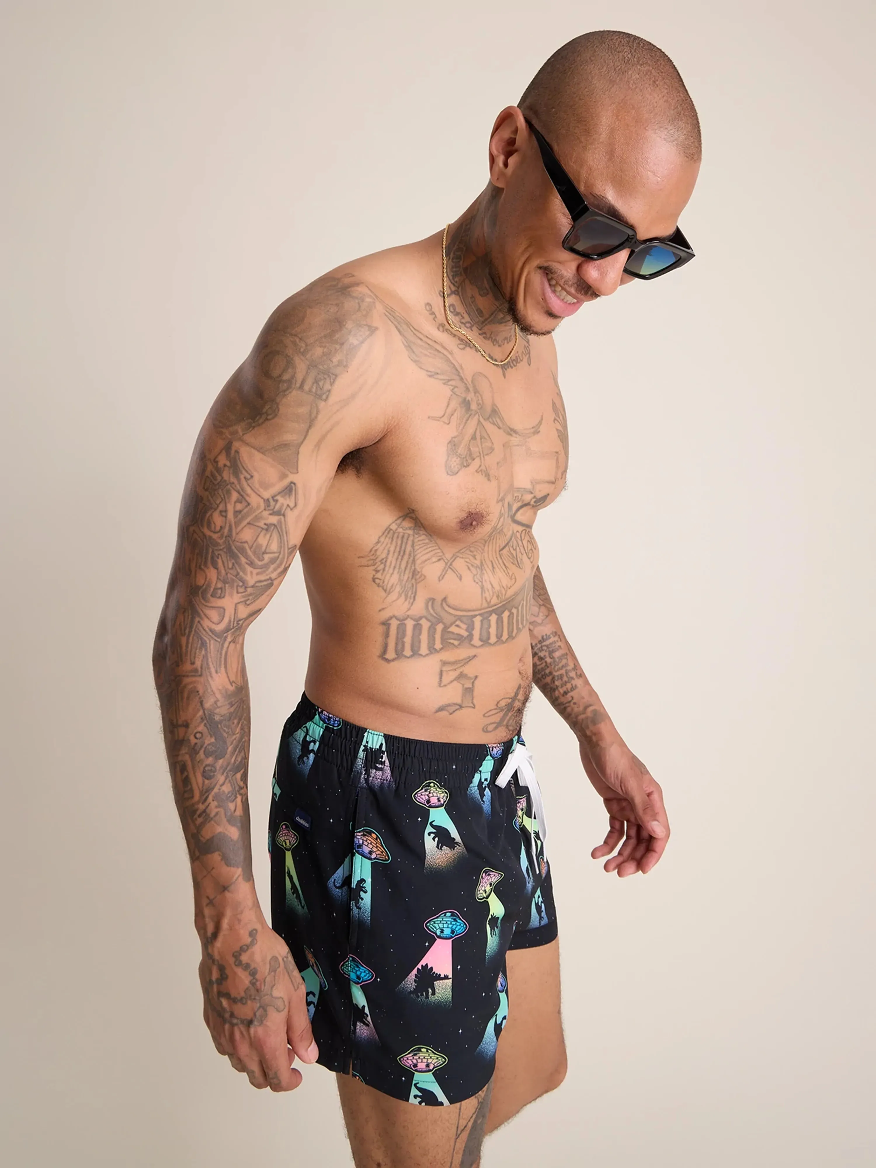 The Beam Me Ups 4" (Classic Lined Swim Trunk)