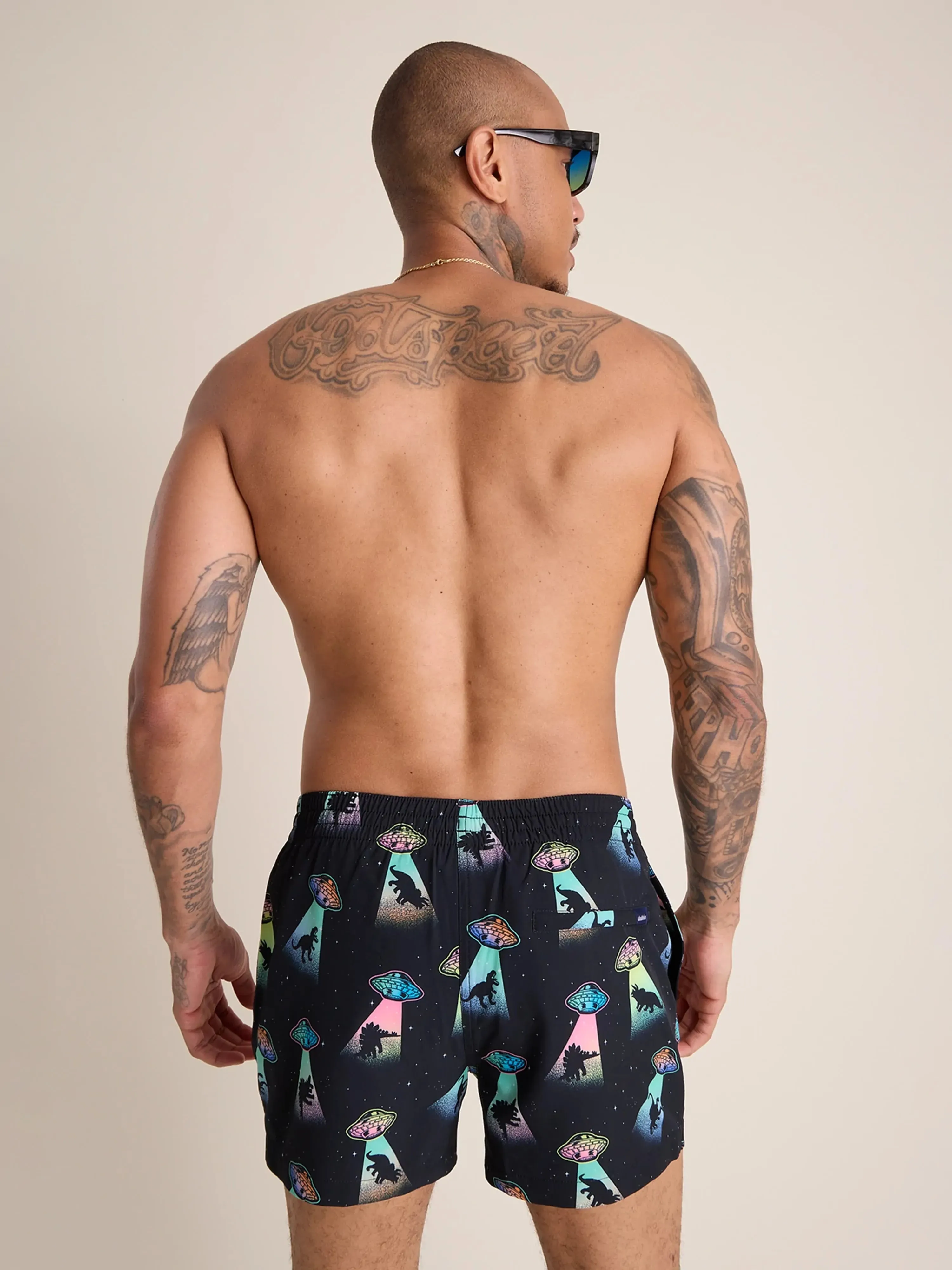 The Beam Me Ups 4" (Classic Lined Swim Trunk)