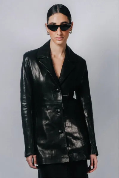 The Fitted Leather Jacket, Winona