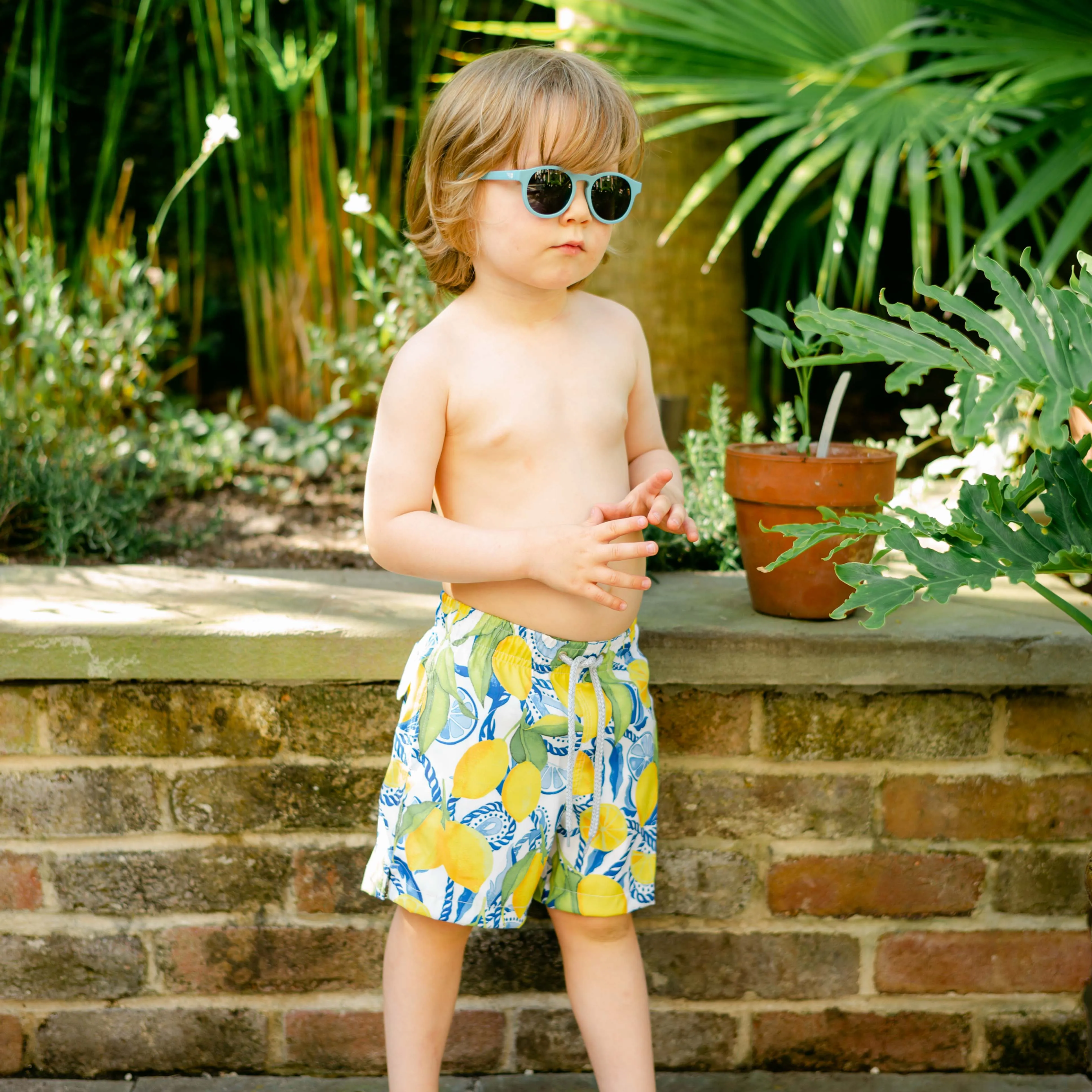 The Lemonade Stand - Boys Swim Trunks UPF 50 