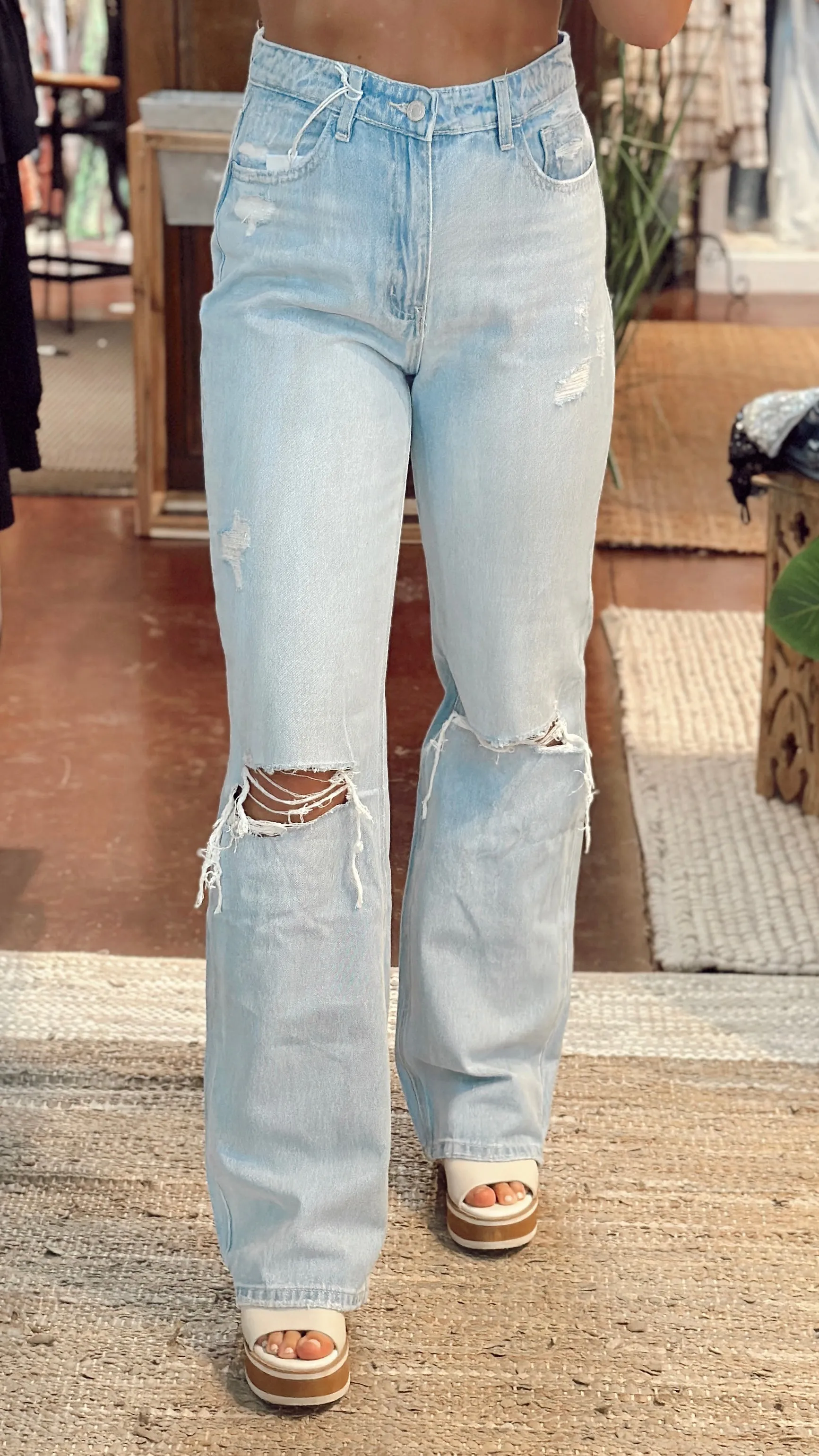 The Leslie 90's Vintage Flare Jeans