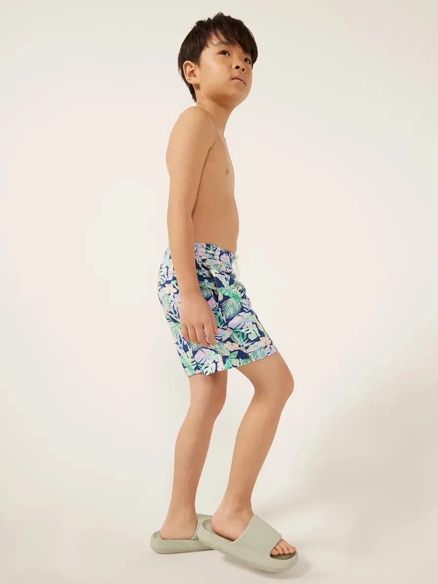 The Night Faunas (Boys Classic Lined Swim Trunk)