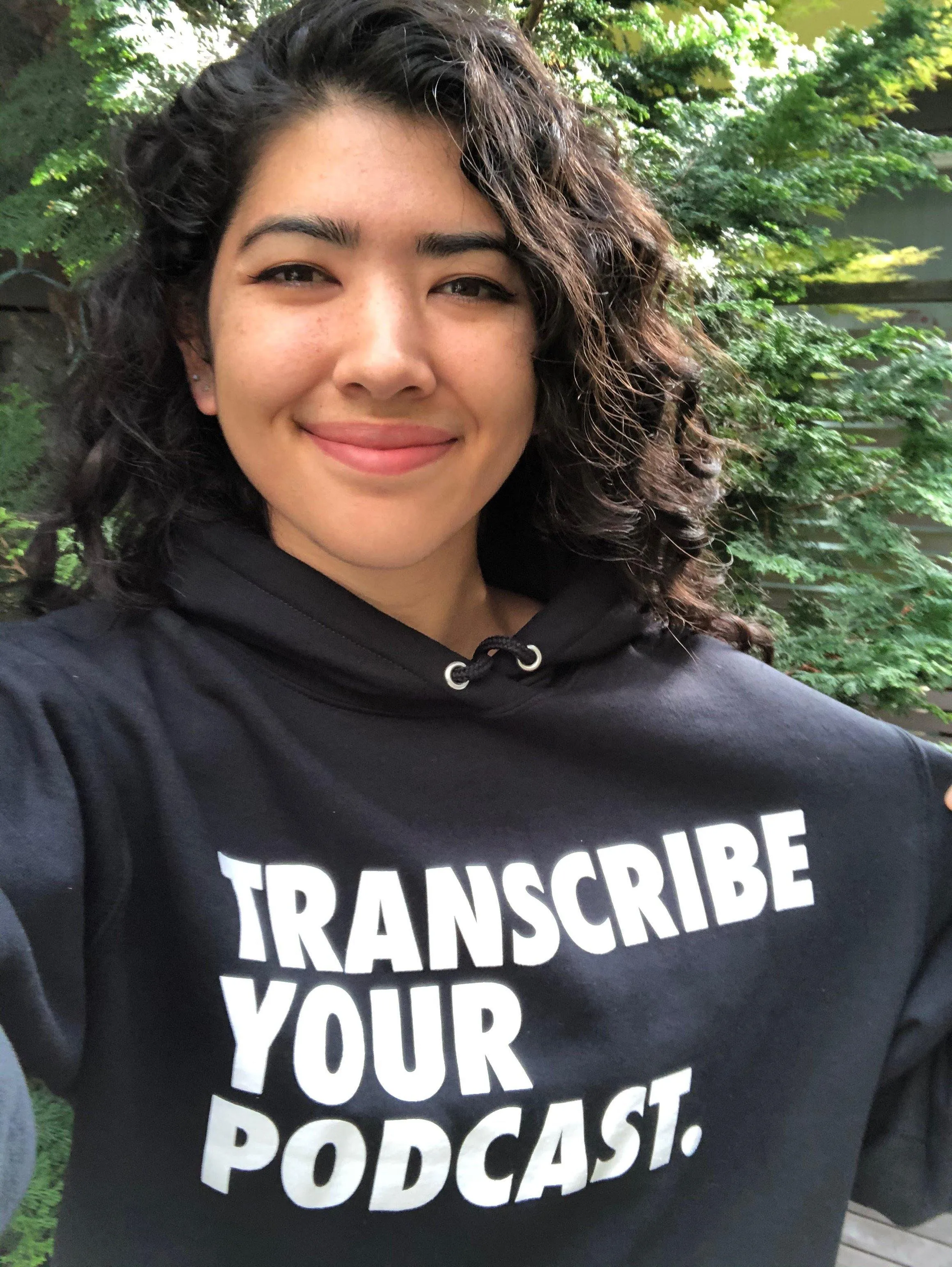 Transcribe Your Podcast Hoodie