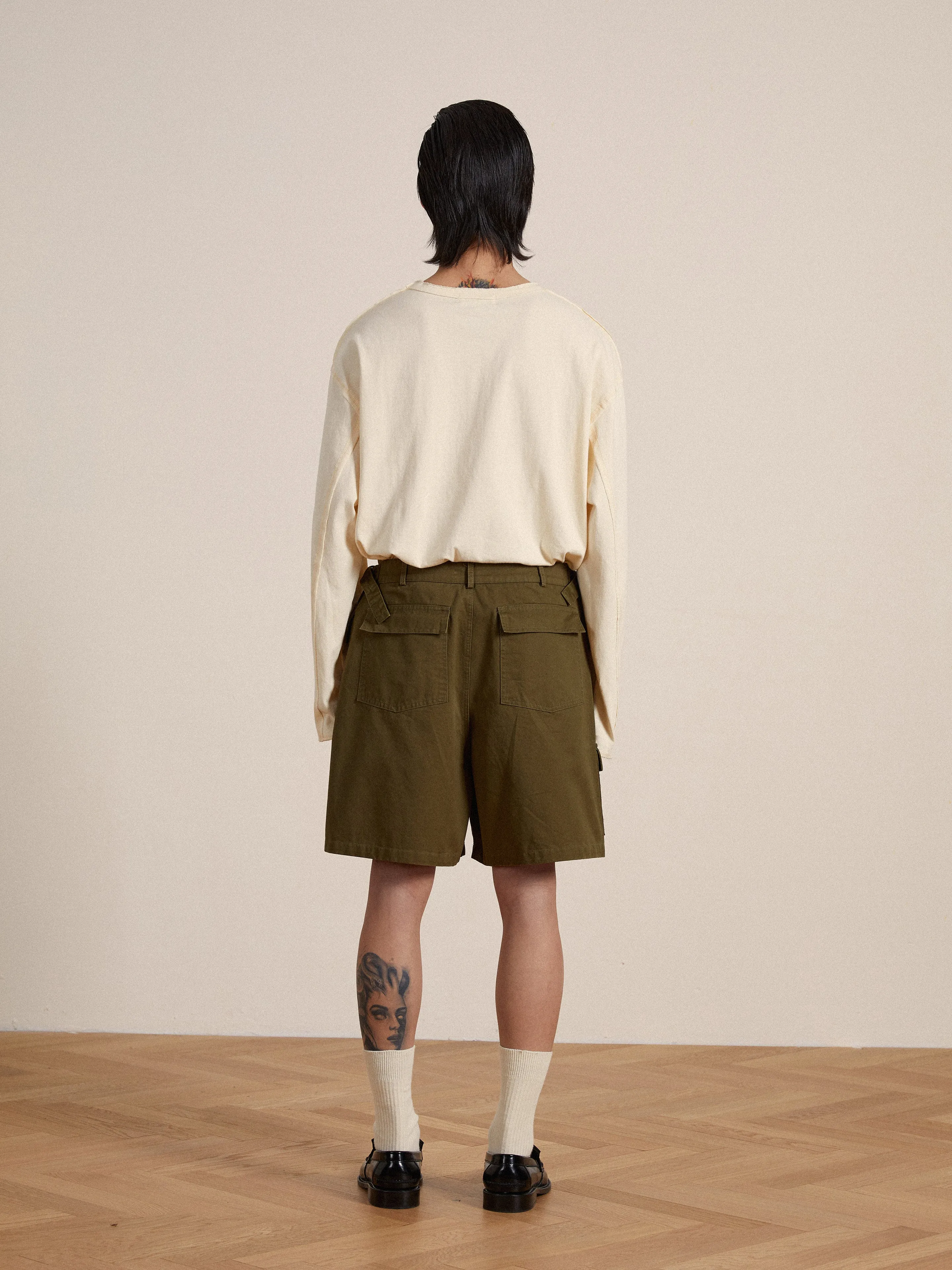 Twill Cargo Shorts