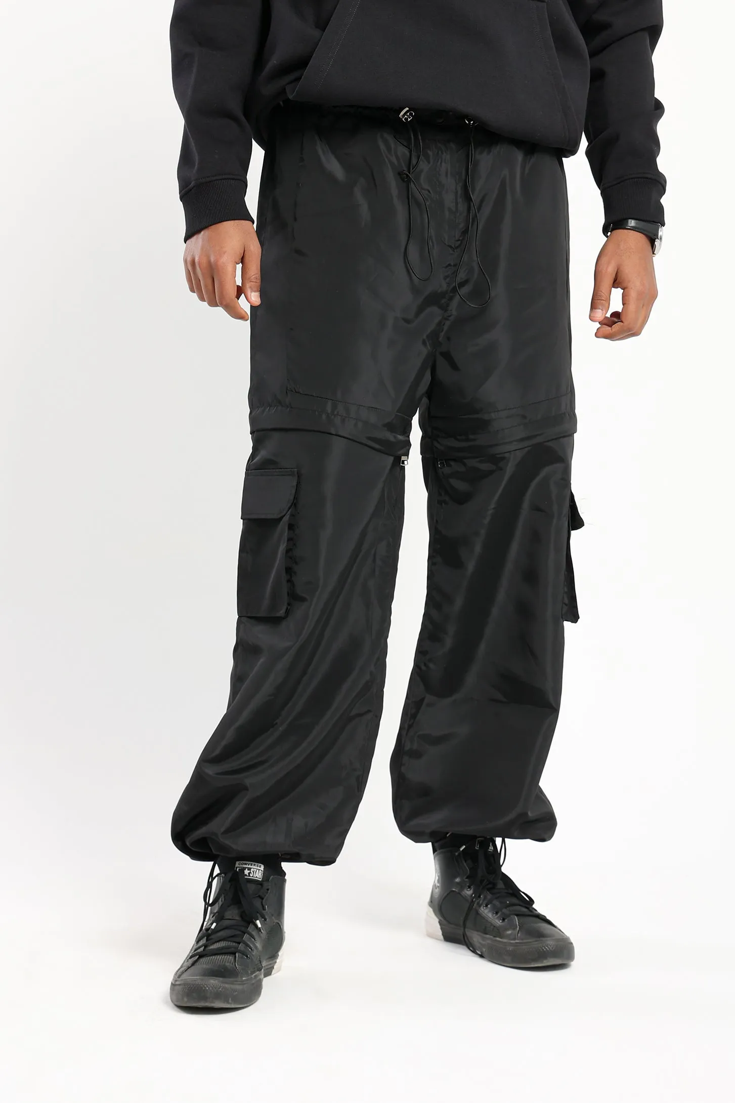 ULTIMATE CONVERTIBLE CARGO PANTS - BLACK