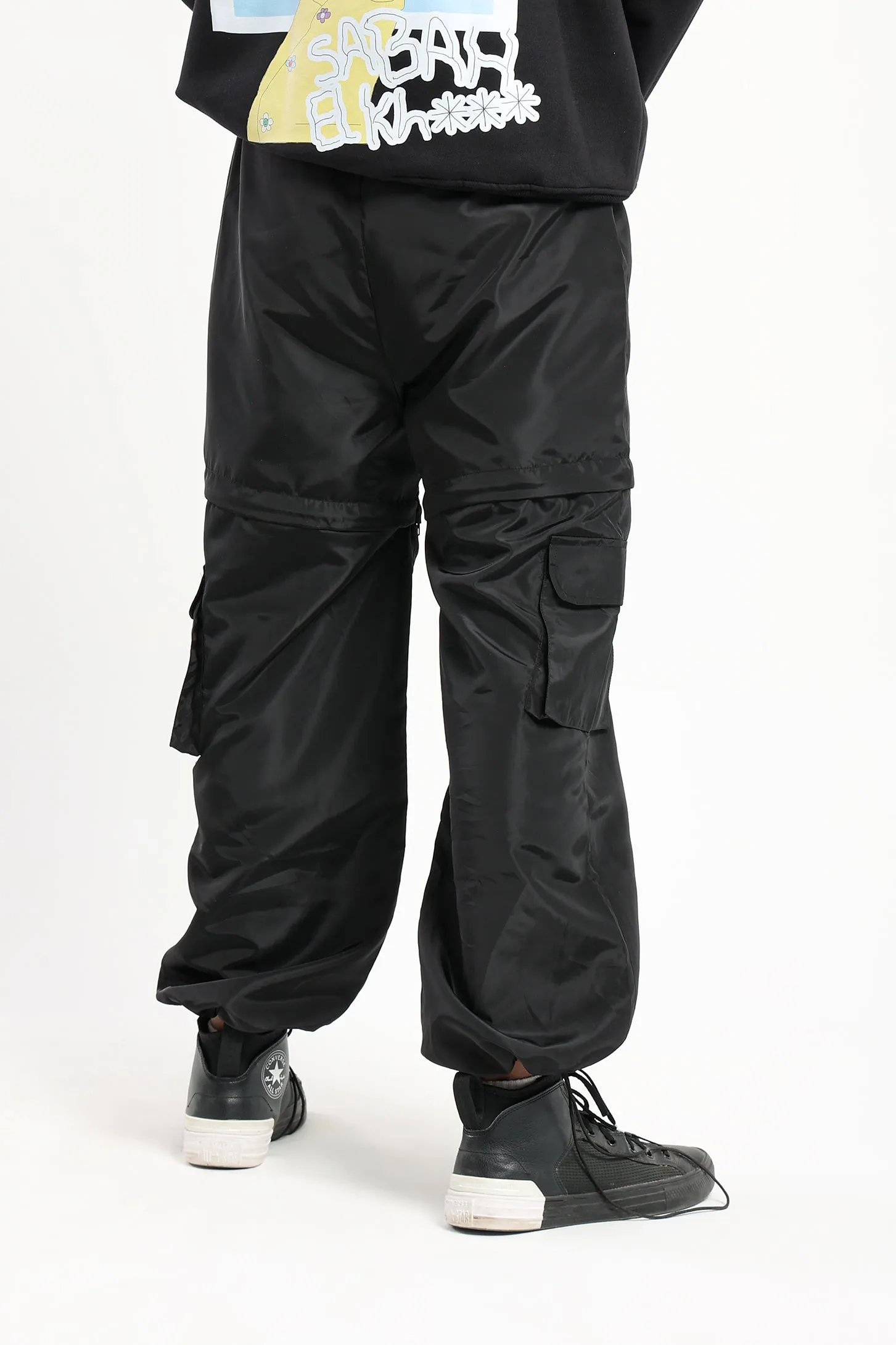 ULTIMATE CONVERTIBLE CARGO PANTS - BLACK