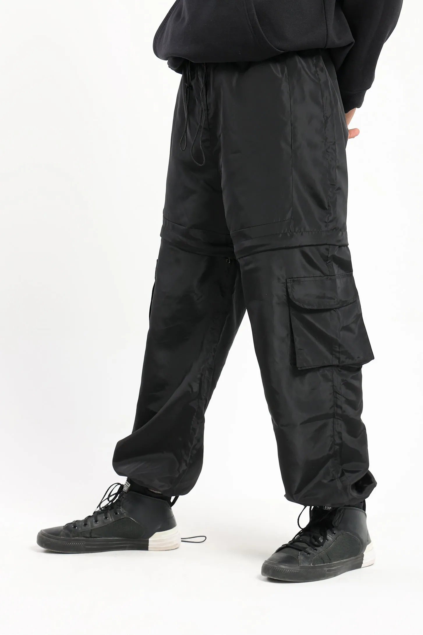 ULTIMATE CONVERTIBLE CARGO PANTS - BLACK