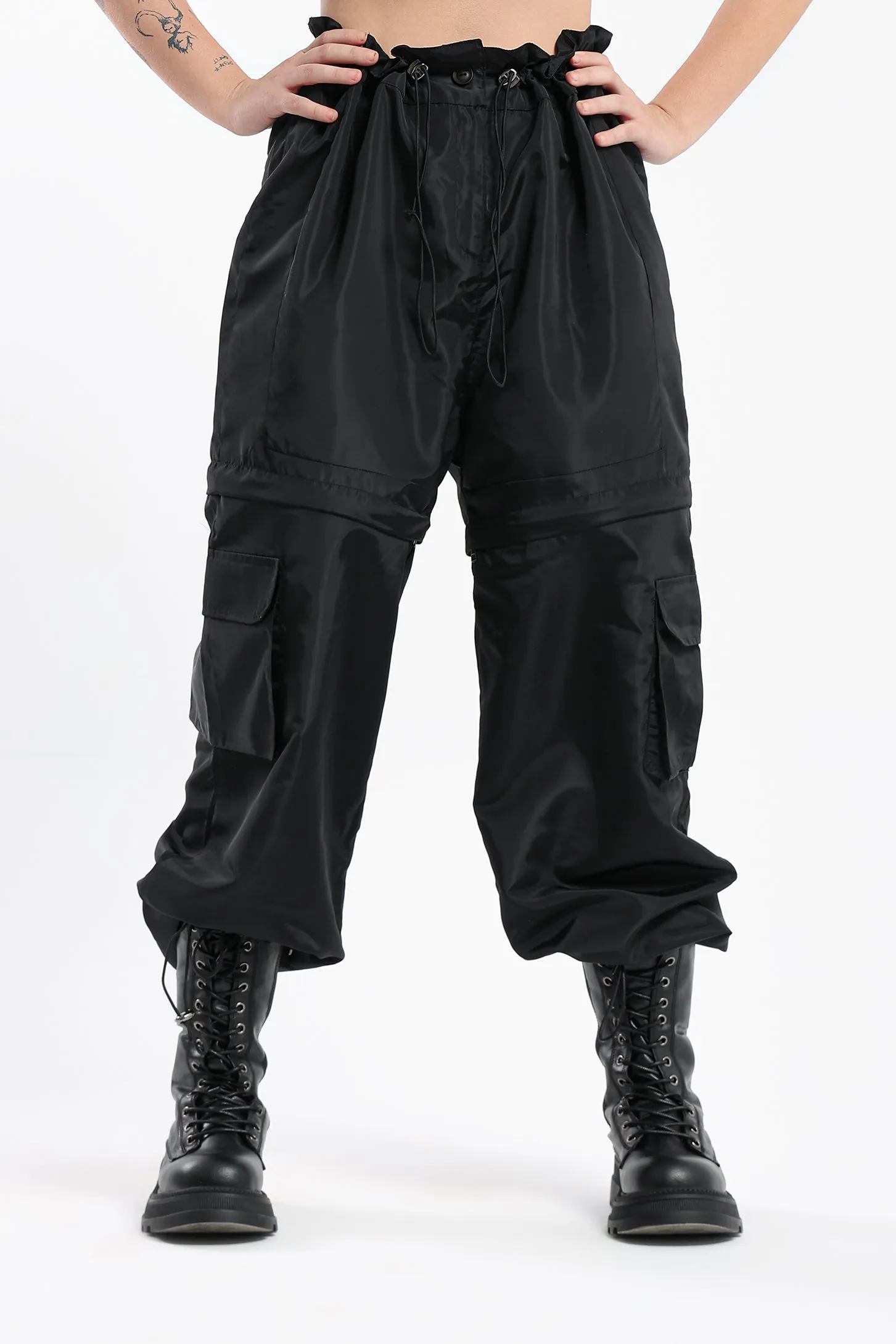 ULTIMATE CONVERTIBLE CARGO PANTS - BLACK