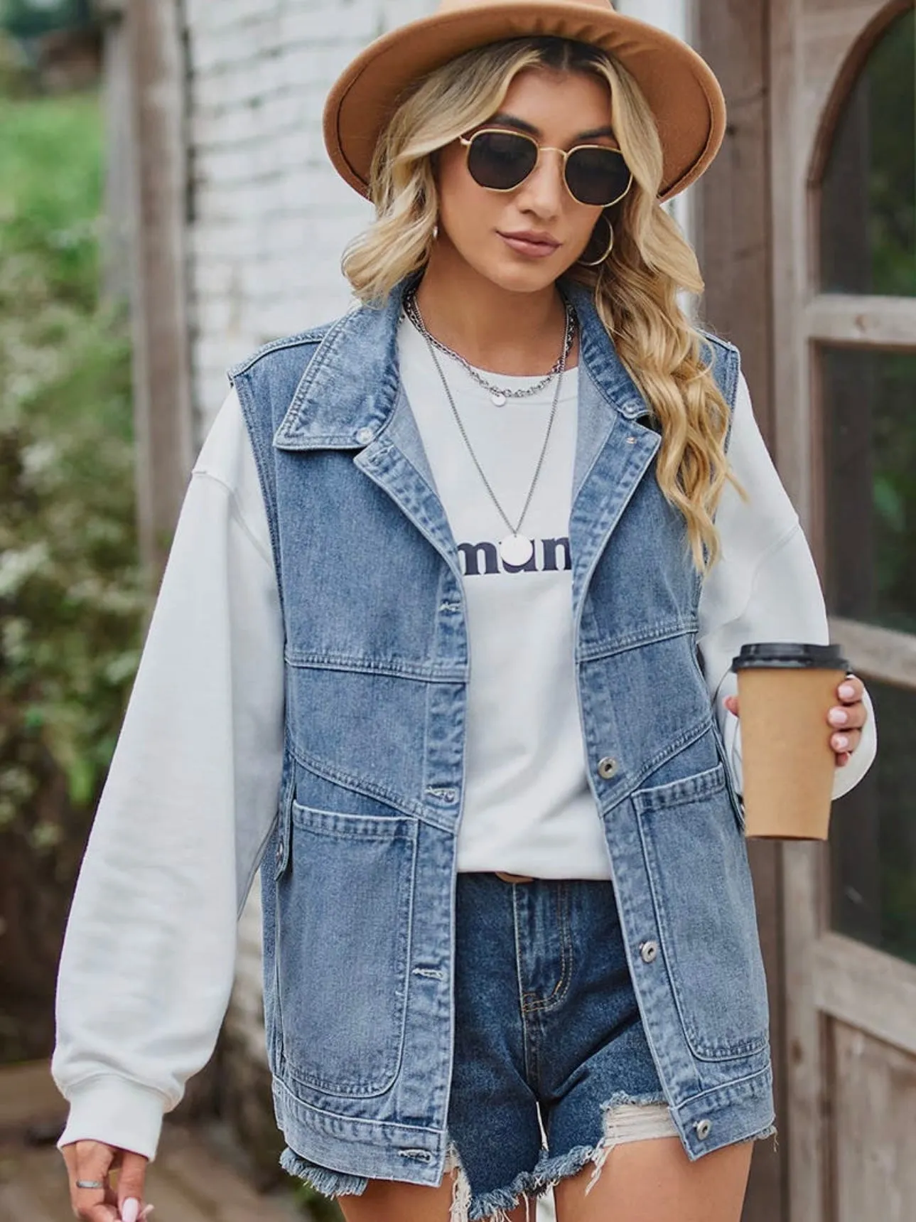 Vintage Denim Vest