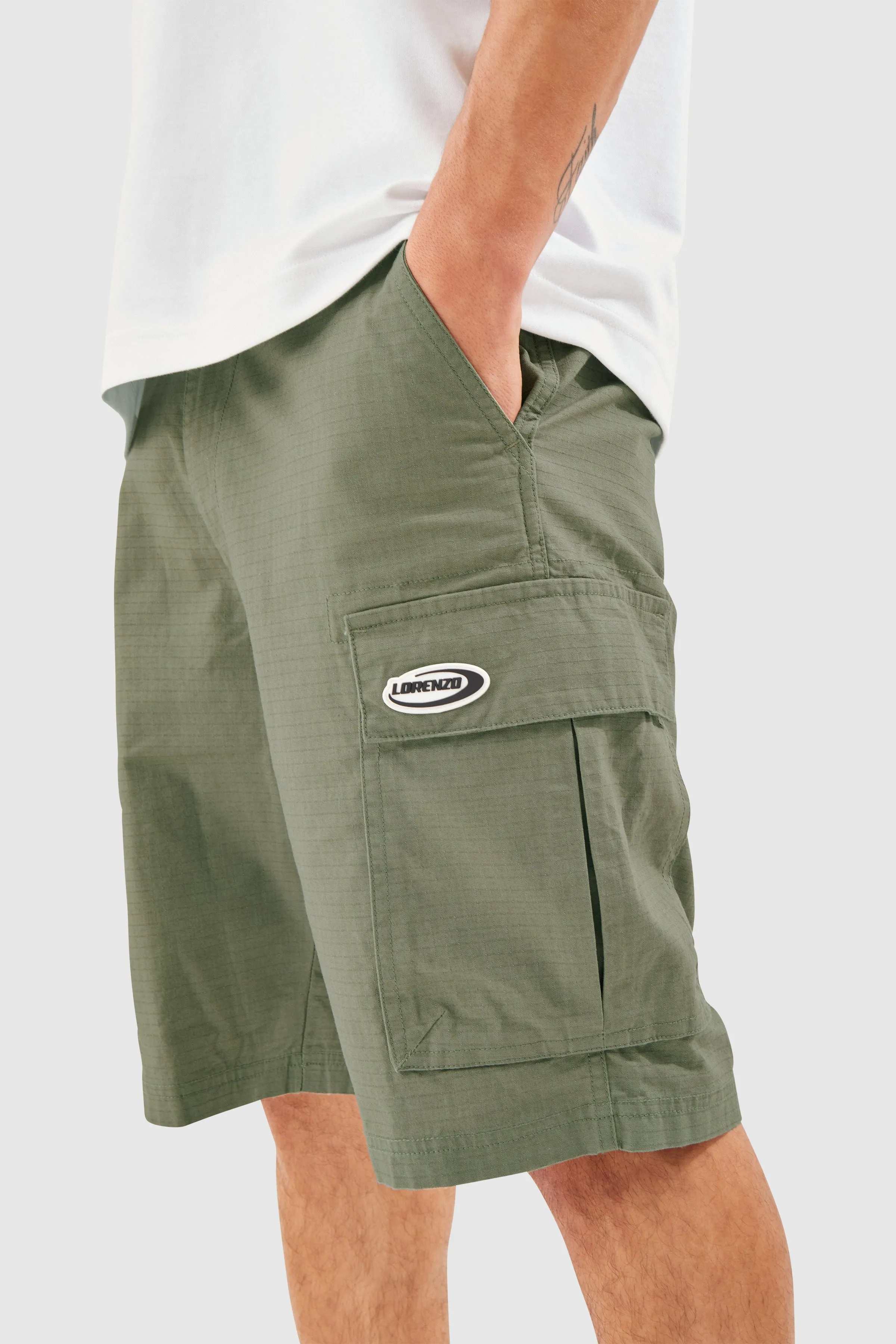 VOLANTE CARGO SHORT - SAGE KHAKI