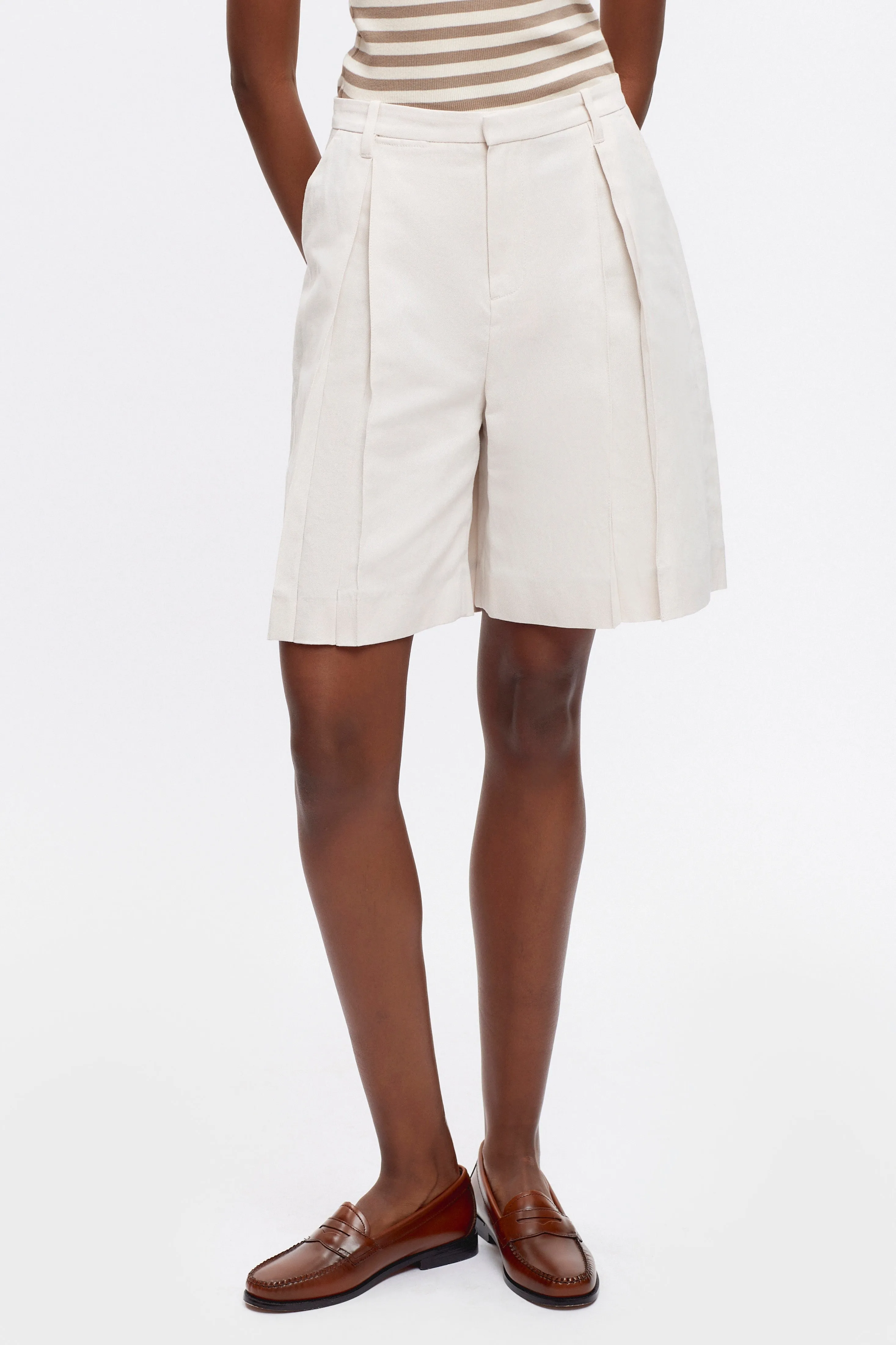 Women's Linen Station Short in Birch