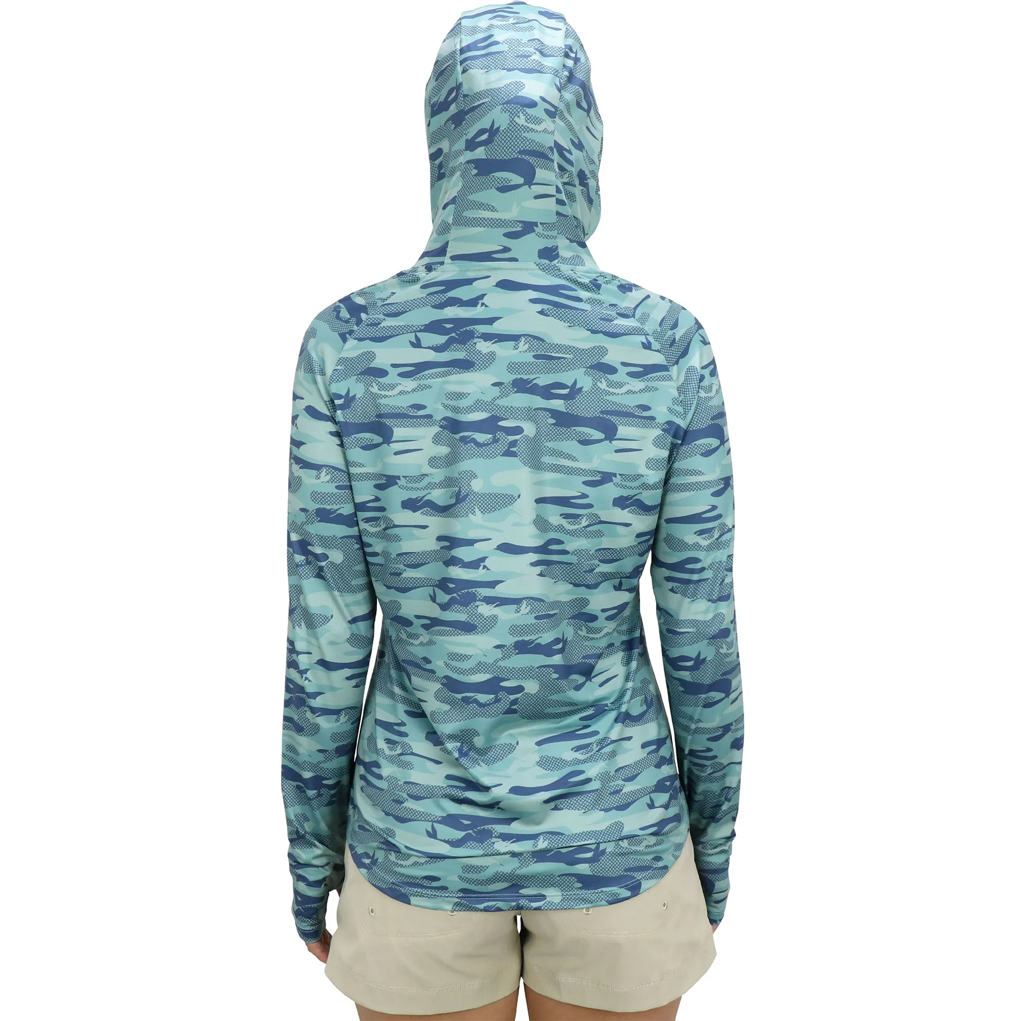 Women's Tactical Camo  Hooded LS Performance Shirt